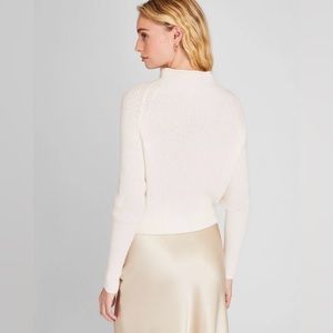 Club Monaco cashmere mock neck sweater.